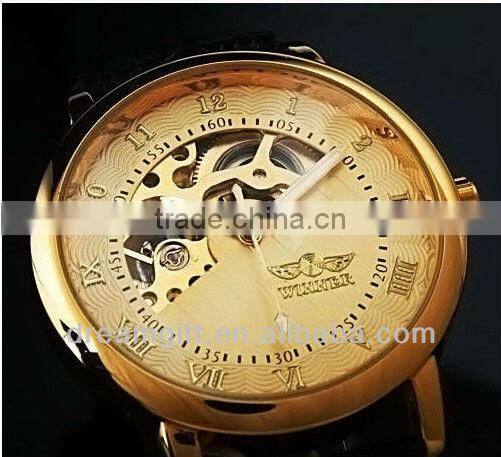 2013 high-end mechanical watches automatic movement made hollow chains wathces couple watches fashion shel