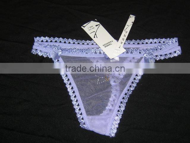 New arrival lady sheer g-string/sexy sex girls photos thong g string