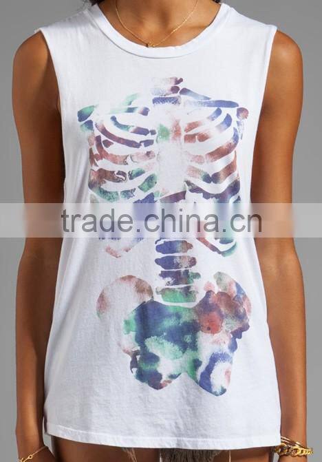 loose plain watercolor tank top