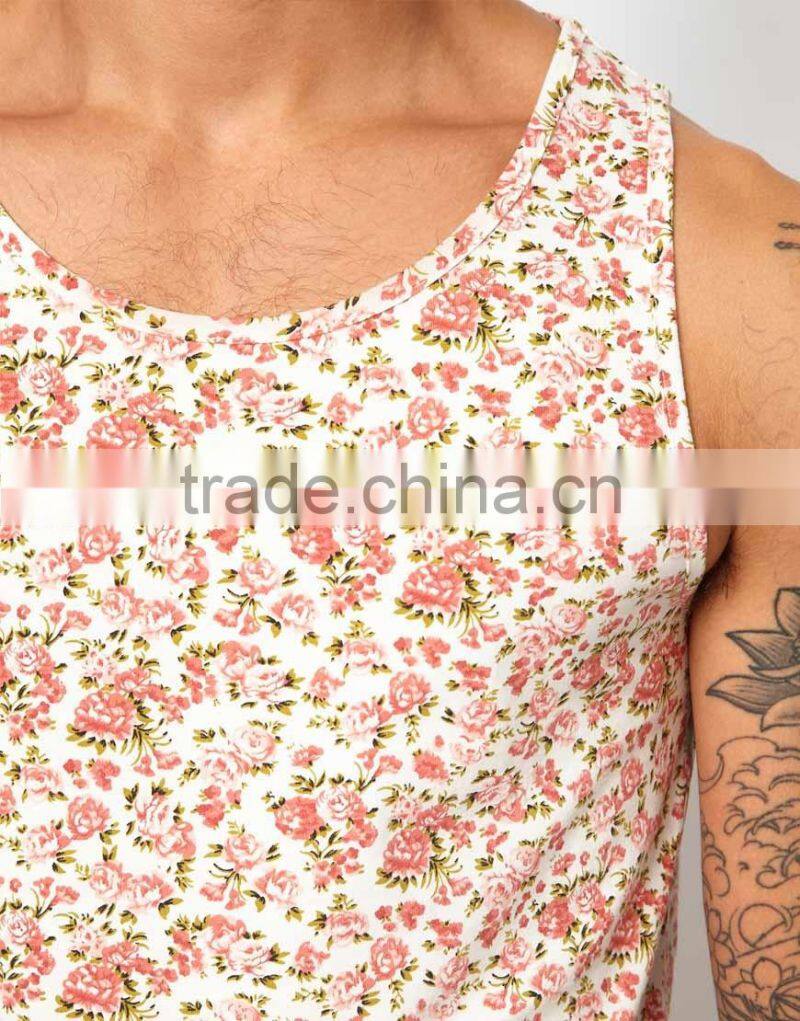 Floral Print Vest