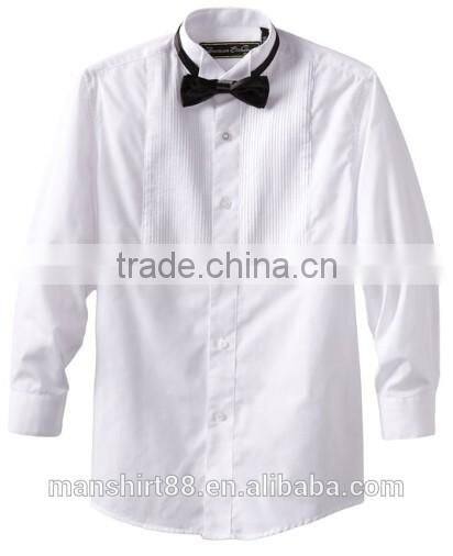 2016 American Exchange Little Boys' Little Tuxedo Shirt with Bowtie