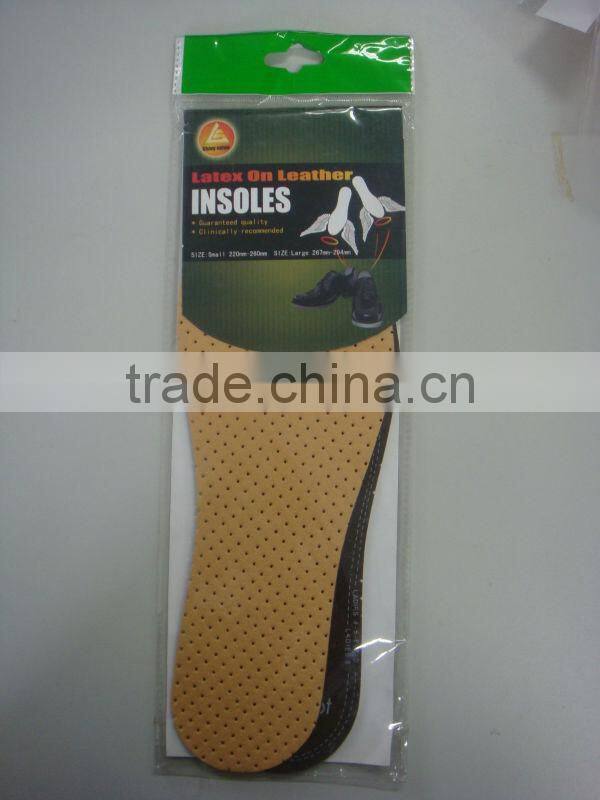 Flexible anti-odor deodorizing shoe insoles with stoma
