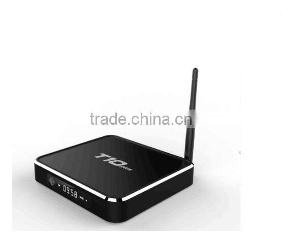 TV Box With Led Clock Display Google Free T10 Plus S905 2G 8G Quad Core KODI16.0 Android 5.1