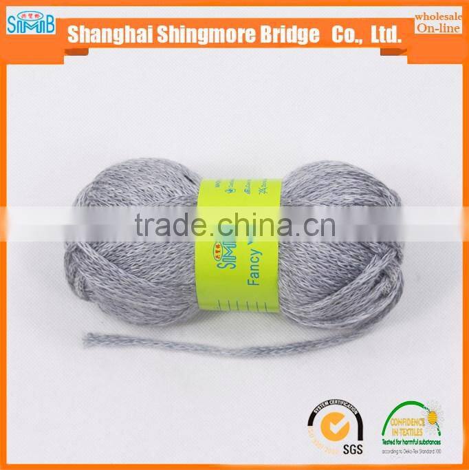 alibaba trade assurance yarn factory supply fancy yarn hand knitting acrylic tube yarn with 50g balls