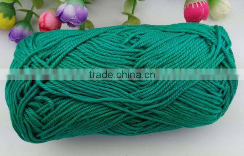Hot sale colored wool cotton sewing thread ball for sweater
