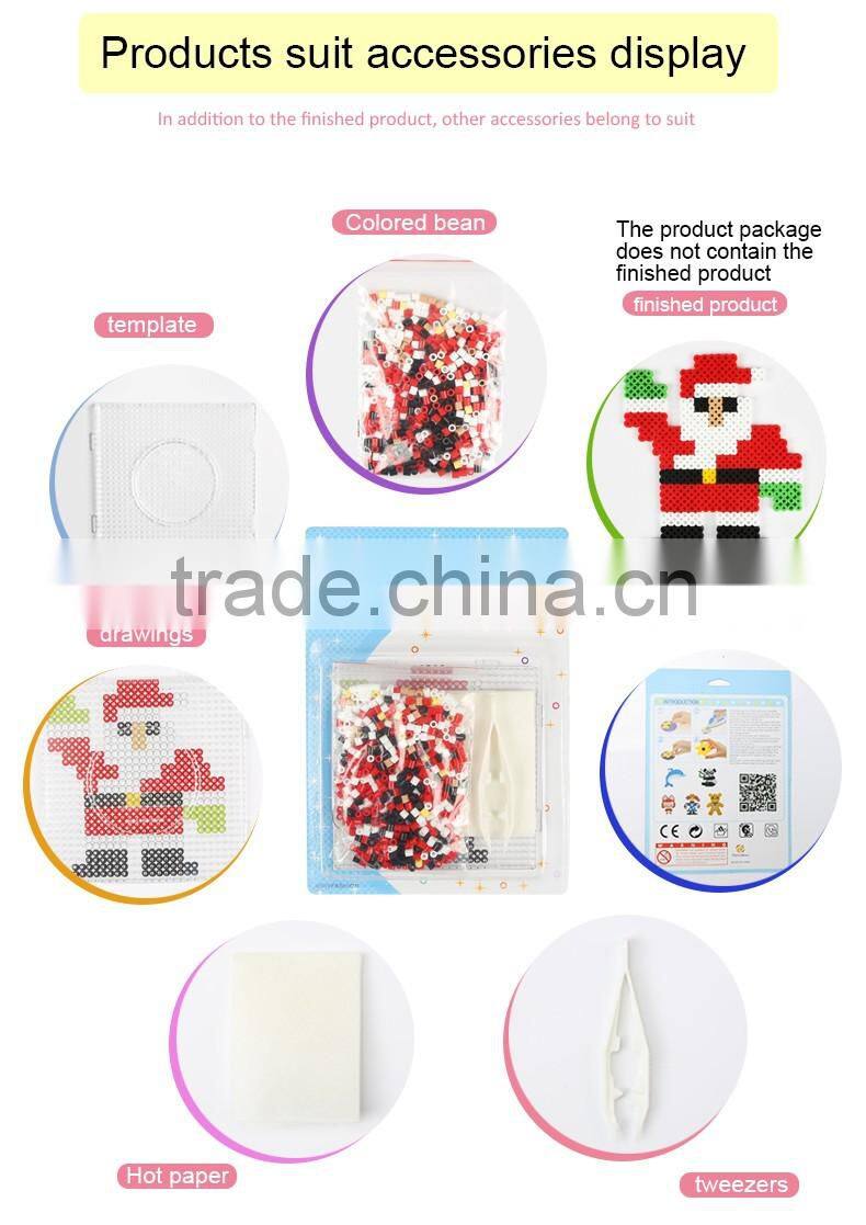 2017 Hot fashion 5mm Mix color hama perler beads set designs children toys