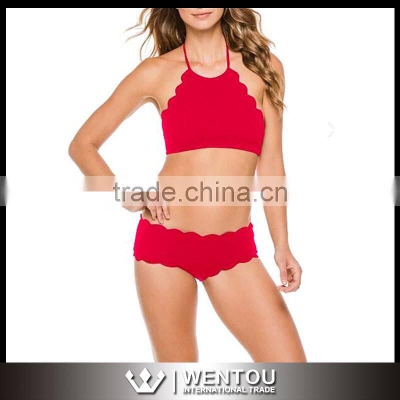 Wholesale Fashion High Neck Halter Top