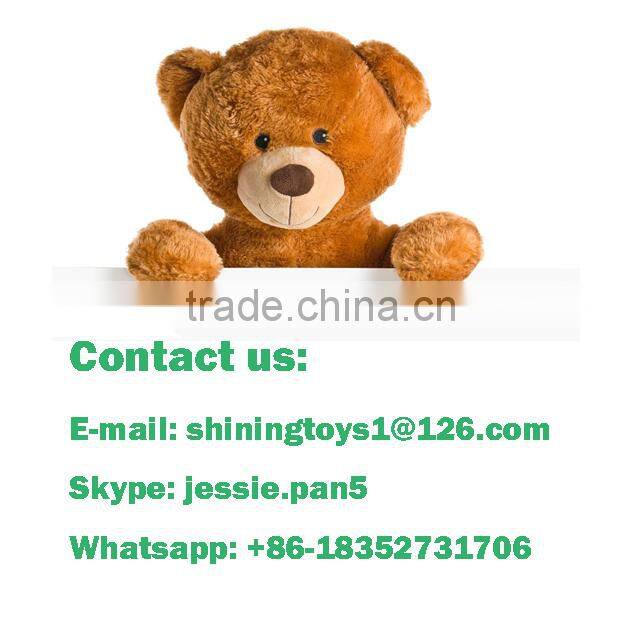 Promotional Custom Plush Animal Keychain Teddy Bear Keychain Fox Keychain