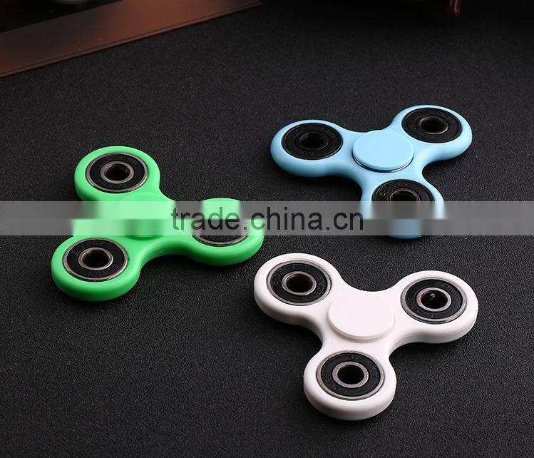 Tri-Spinner Fidget Hand Spinner Toy Stress Reducer Focus Toy Relieves ADHD Anxiety and Boredom Guarantee 3 min / Spin Time