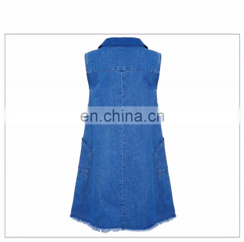 2017 Preppy Look Lace-up Skirt Girls Denim Skirt Fashion Long Skirt