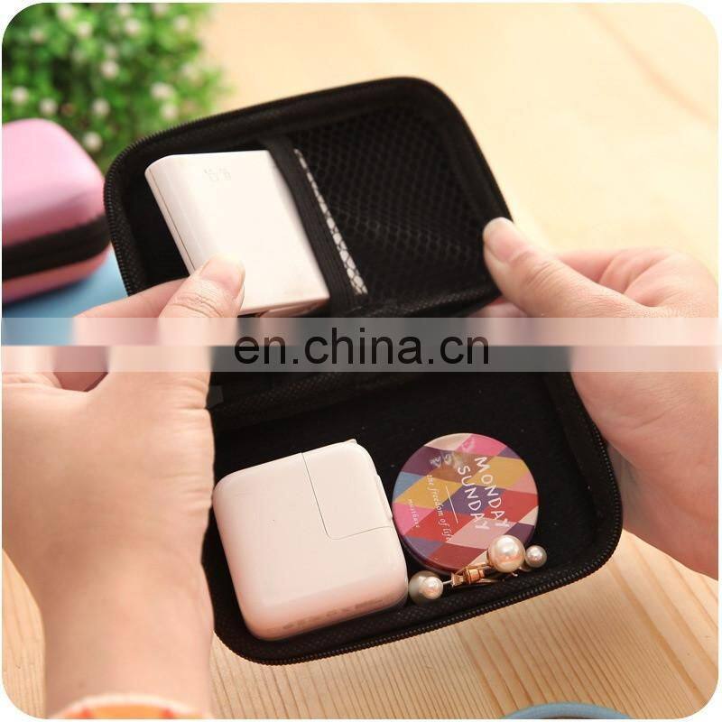 Multi-function Mini Zipper Earphone SD Card Storage Bag Box Travel Carrying Pouch