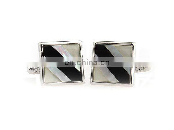 fashion mother of pearl cufflink men's jewelry cuff