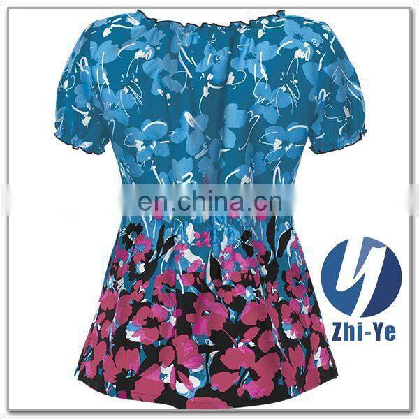 nurse uniform junior fit ladies scrub top