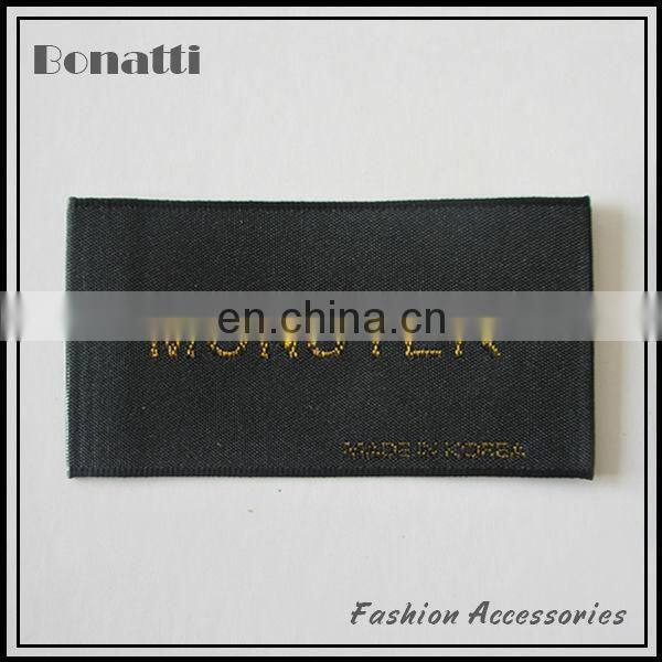 garment needle loom woven label for clothing