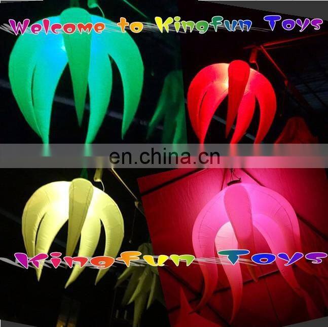 LED hanging inflatable wedding heart
