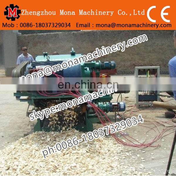 Professional used to chipping the big diameter round wood with high efficiency of drum type wood chipper