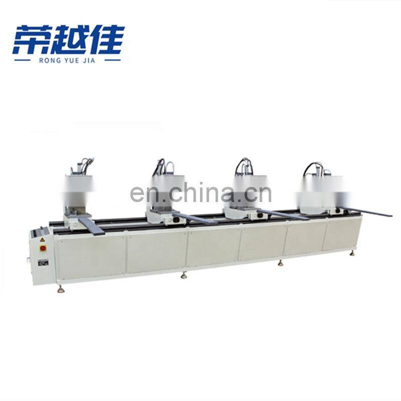 Plastic window frame UPVC profile four-head welding machine