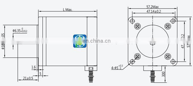 1.2 degree hybrid router electric manufacture electric cnc auto china nema23 step motor for micro cutter wire cut machine