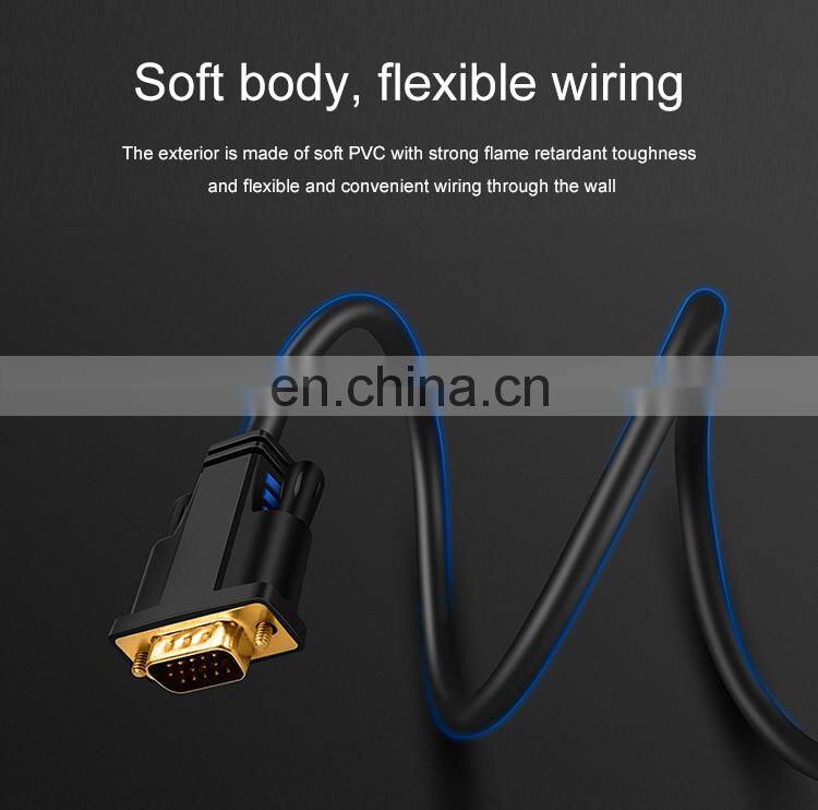 10m male to male vga 9pin cable specification WITHOUT screws