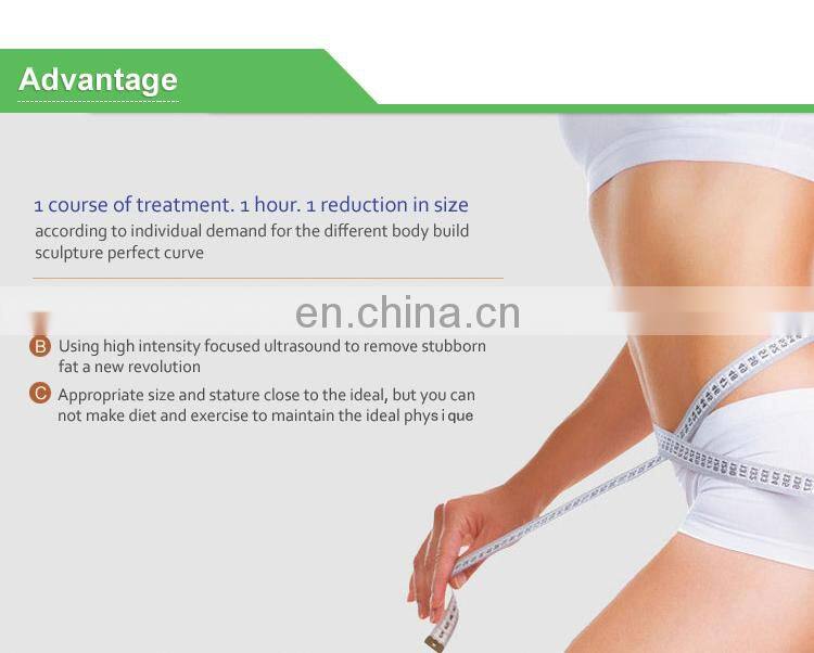 Renlang vertical liposonic slimming machine for body/Waist weight lost with 8mm and 13mm head