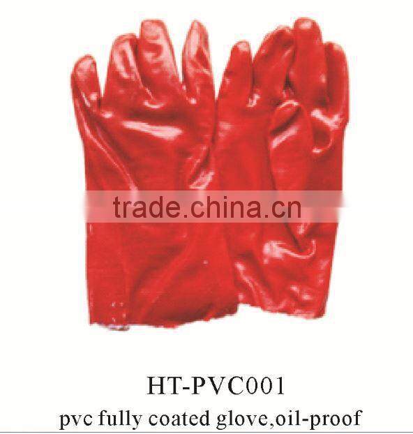 worker/PVC fully coated cotton interlock gloves good quality hand working gloves PVC gloves safety gloves hand protector