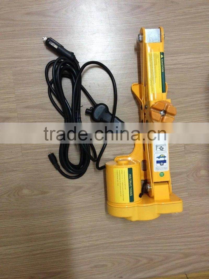 IT1104 1.5ton 12v electric scissor jackwith wrench/automatic car jack with wrench