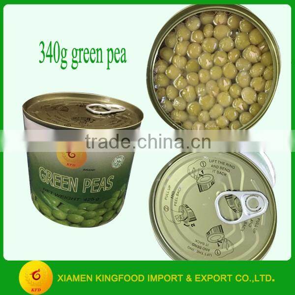 Canned Peas in 340g in Brine