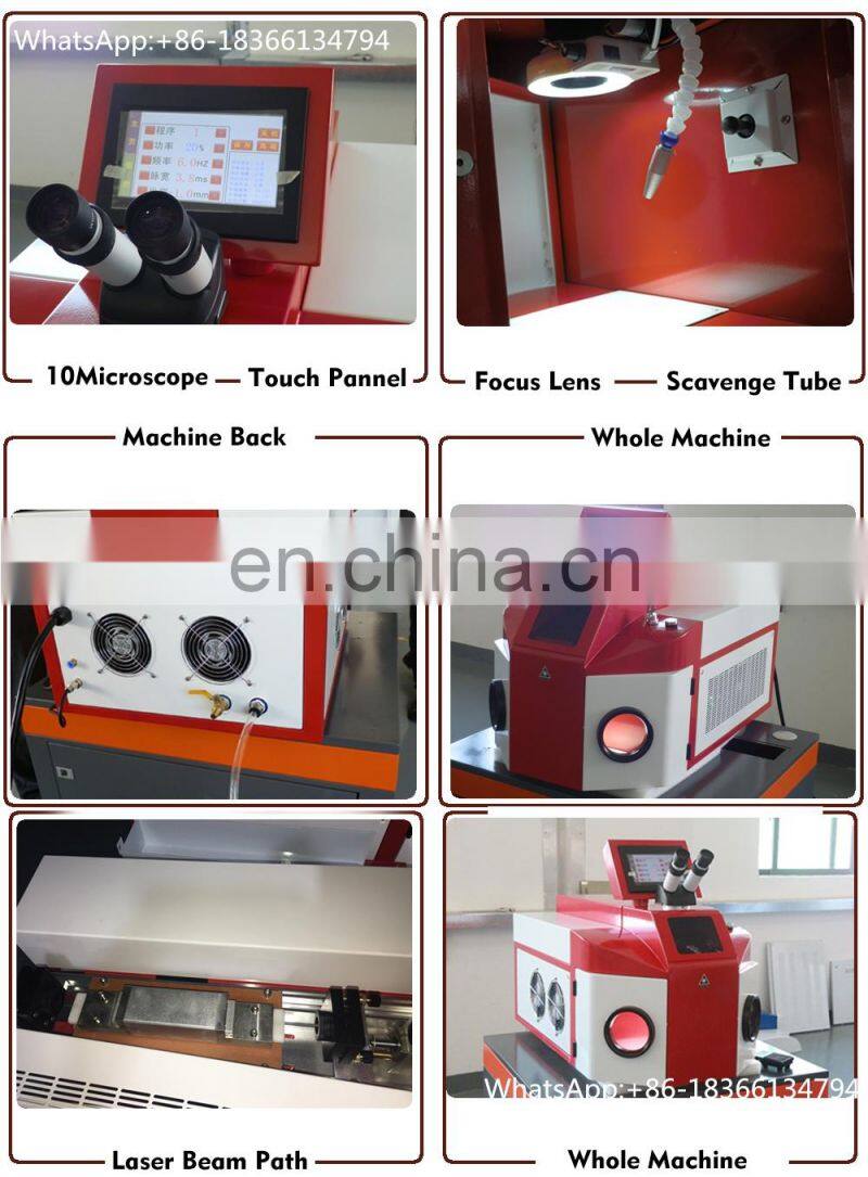 Factory supply 200w/300/500w jewelry/gold/silver laser welding machine jewelry welder price for sale