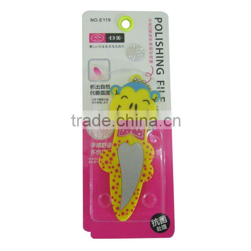 emery boards wholesale cartoon nail files for giftware&promotion