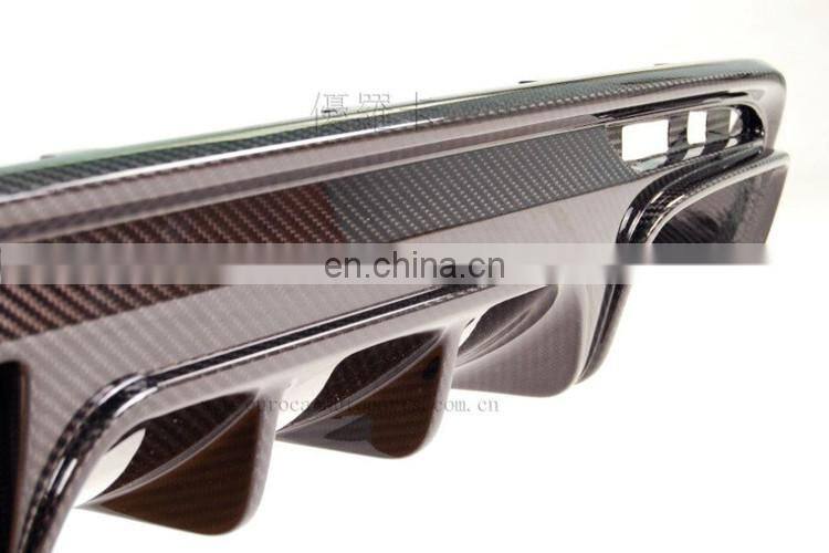 carbon fiber S63 B850 diffuser fit for S-class W222 S63/S65 to B850 carbon fiber rear diffuser with exhaust tips