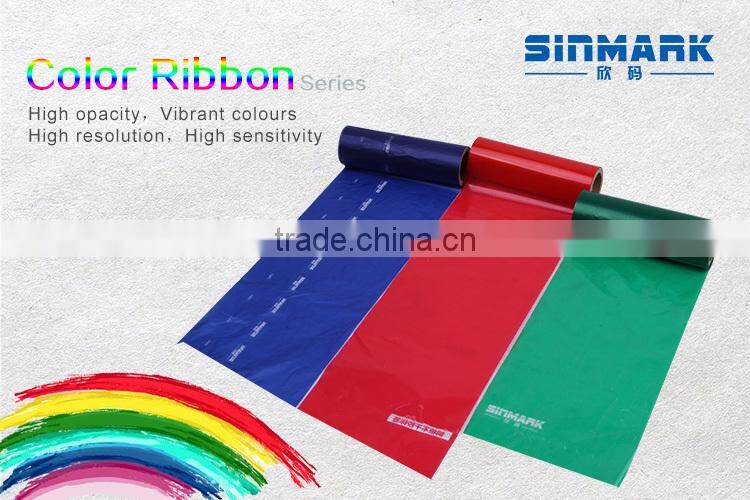 thermal transfer Color Ribbon Yellow barcode ribbon