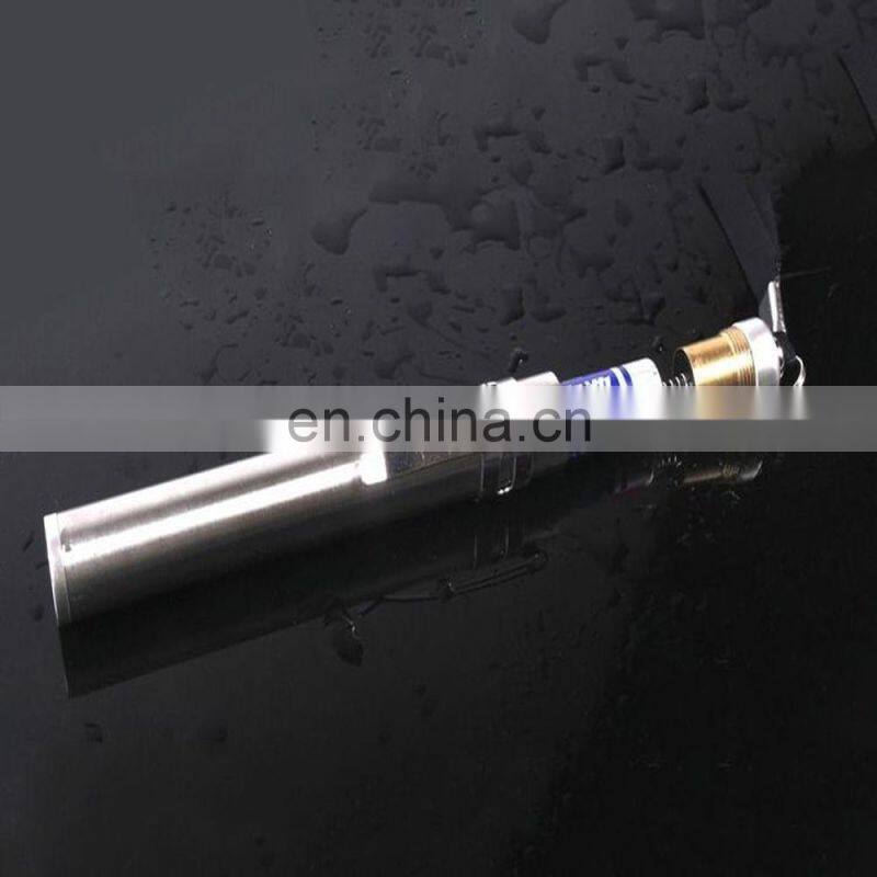 Round Moon Shape Light Aluminium Alloy Mini Led Flashlight XML Torch powerful keychain portable tail