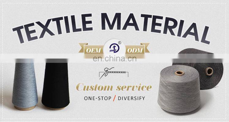 Free Sample Good quality White Dope Dyed Black Colors 100% Polyester Core Spun Yarns Pbt 150d/36f knitting yarn for sweater