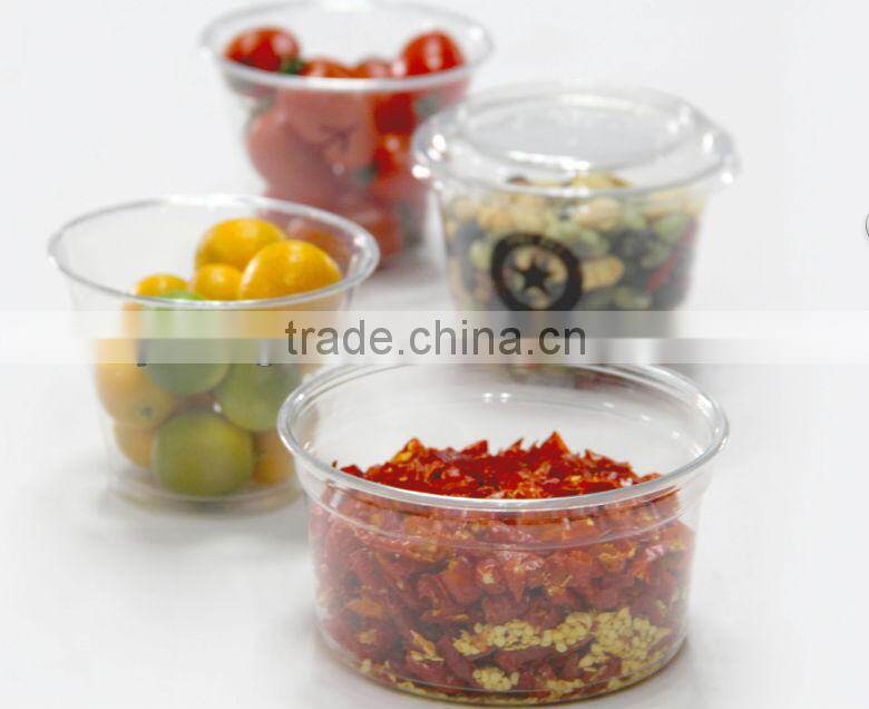 Disposabe deli container, plastic food container, take away food container, food-safety package cup