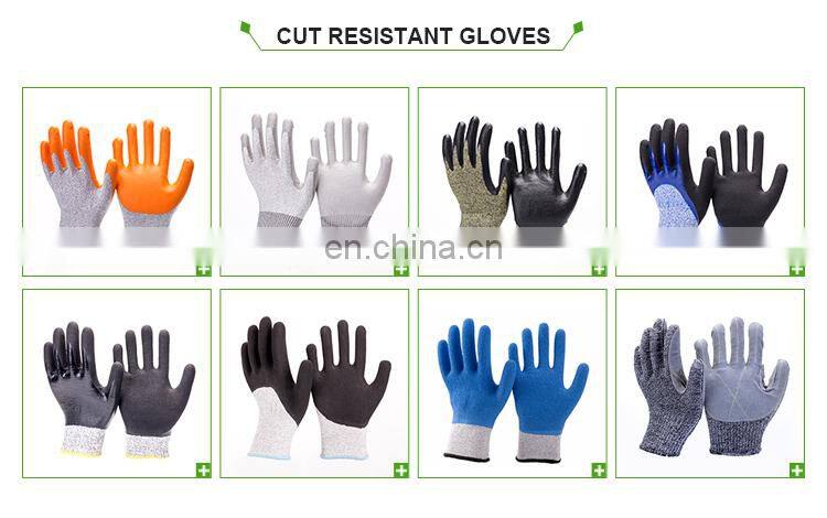ANSI A5 Cut Gloves Anti Cut Gloves Level 5 Micro Foam Nitrile Glove