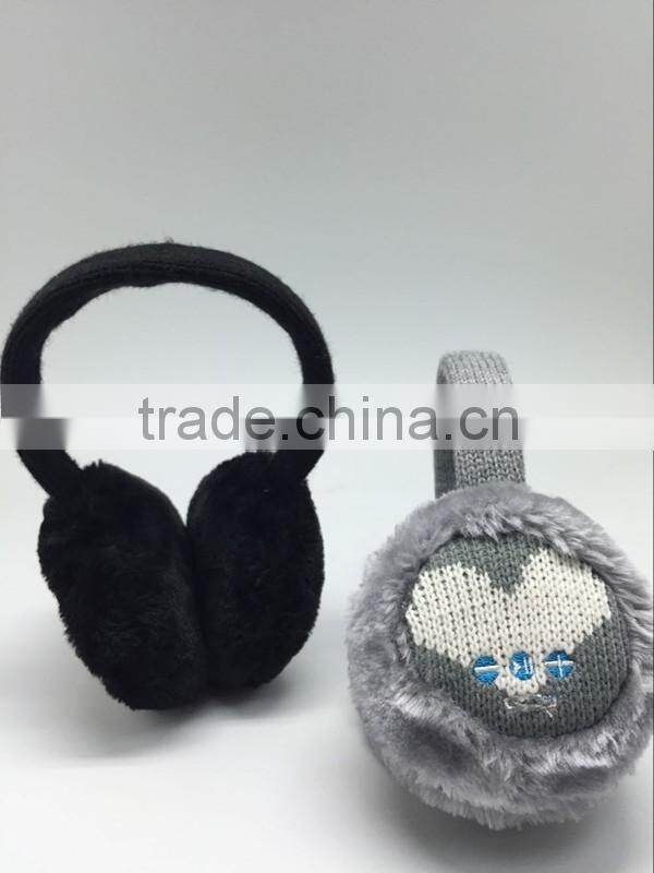 bluetooth earmuff warmer headphone/embroidered earmuff warm
