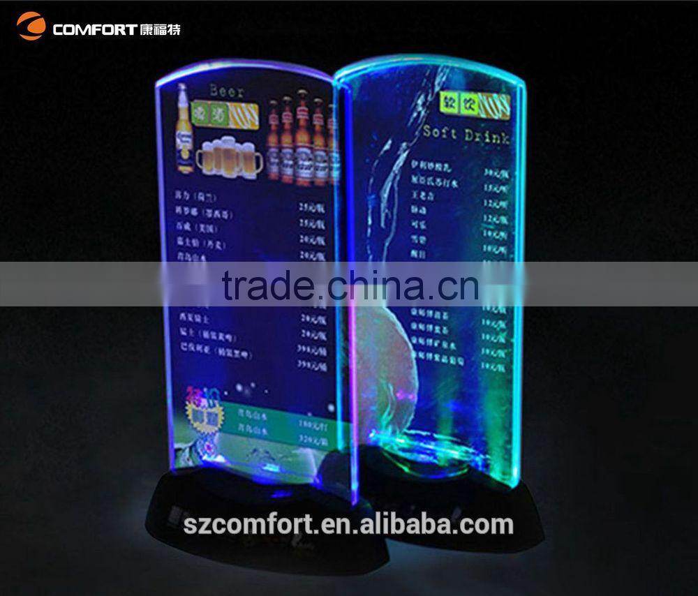 Light up night club barware led illuminated ice bucket