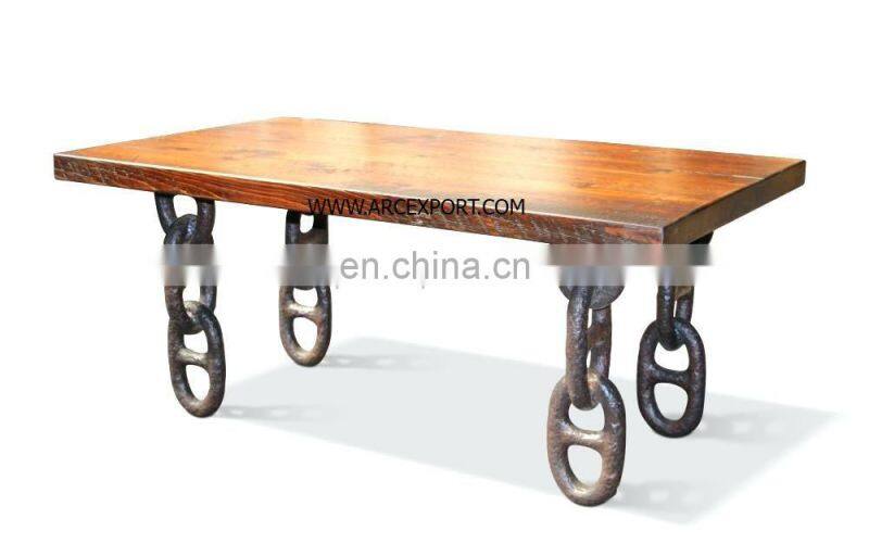 wooden cart table