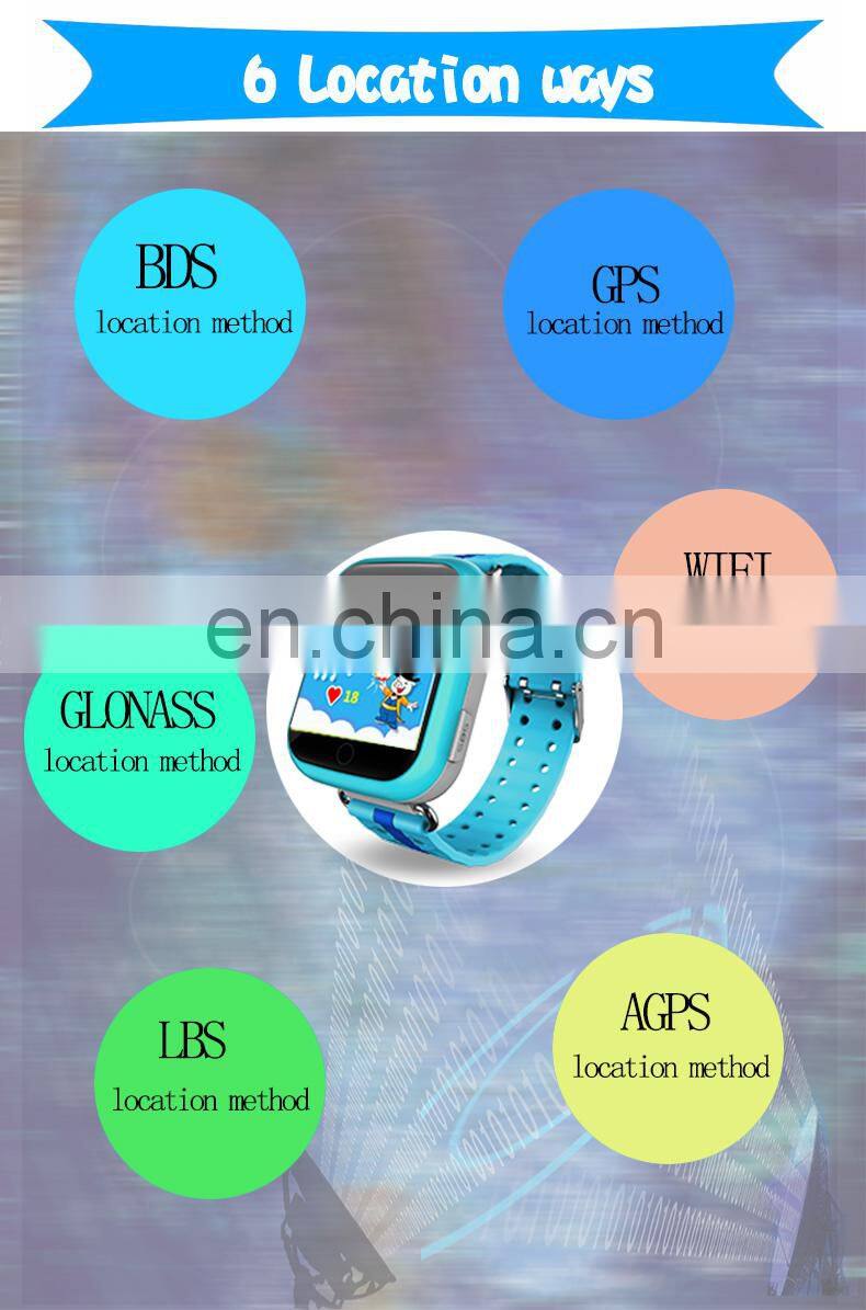 Kids gps watch gadget 2019 smart Bracelet Q750 Q100 smartwatch phone SOS tracker GPS for Children