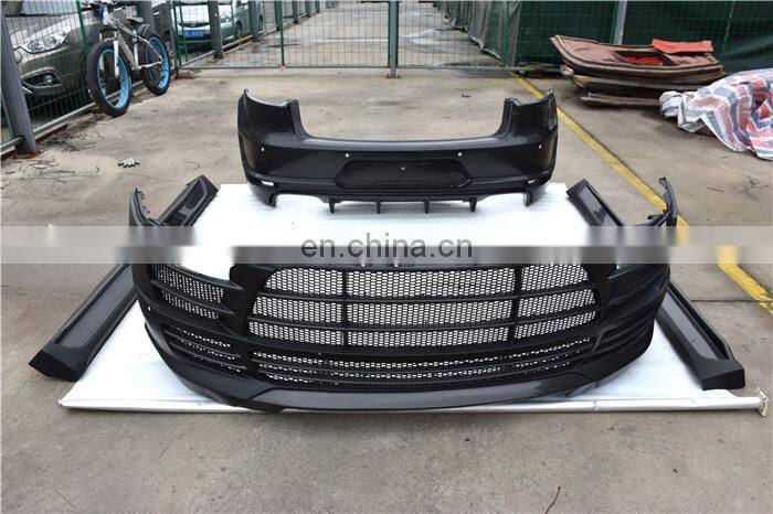 Runde Newest For Porsche Macan Upgrade Wide Body Kit Front Rear Bumper Side Skirts Fender Spoiler Door Trim Tail Box Cover