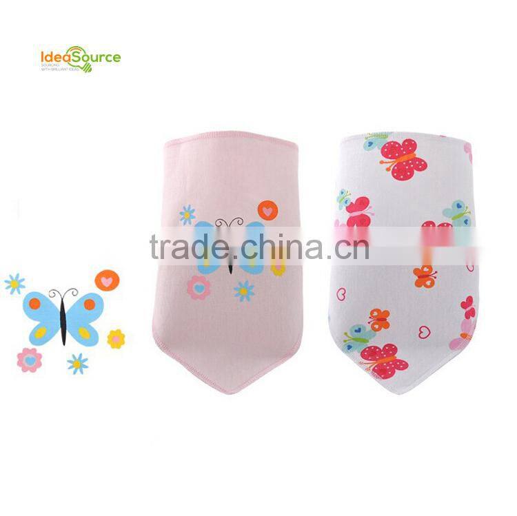 2016 new design baby bibs, lovely triangular bandage