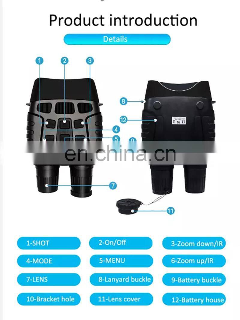 200-300 meters Night Vision NV3180 Infrared Digital Hunting Night Vision Scope binoculars