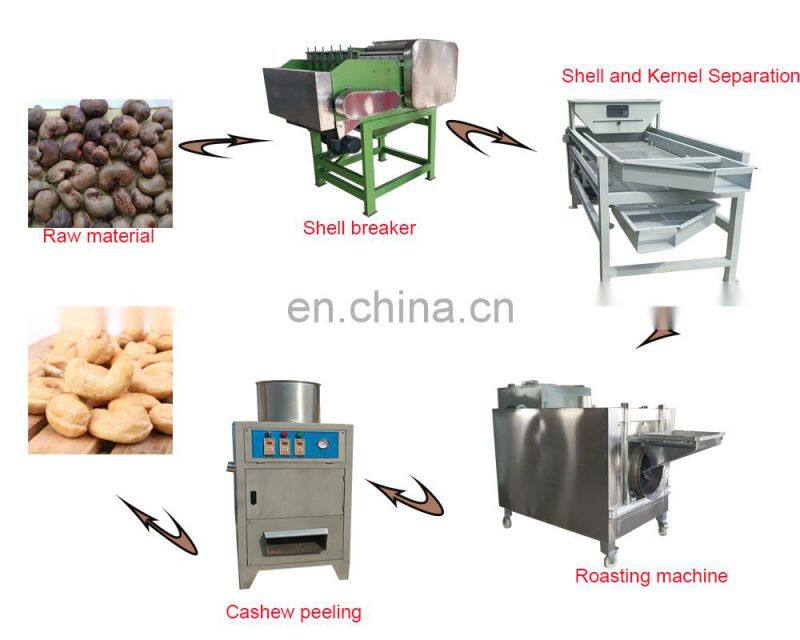 Low price electric Hazelnut nuts chestnut roasting breaking machine