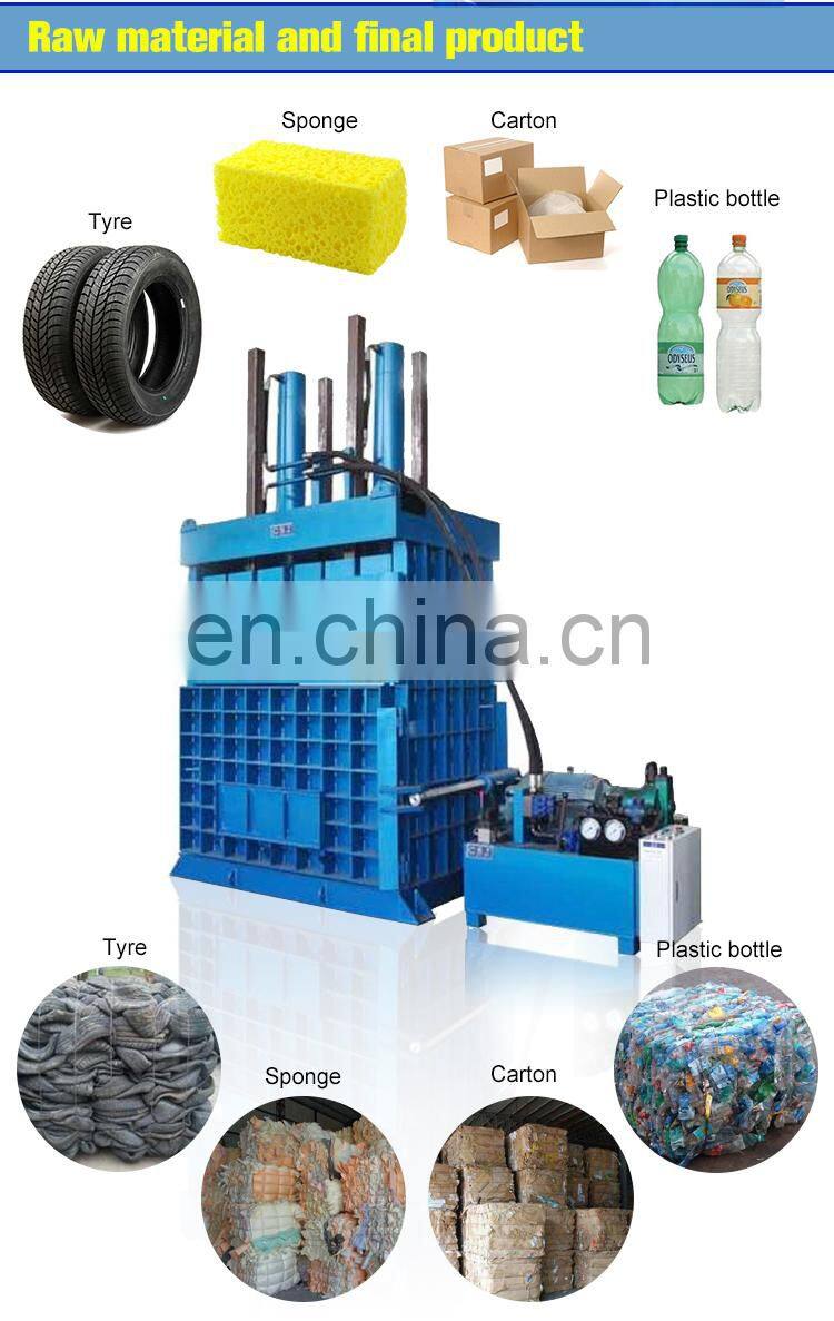 Fully Automatic Hydraulic Cardboard Baler Carton Recycling Machine