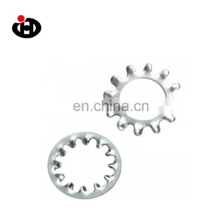 JINGHONG DIN 6797 Fastener External Teeth Serrat Star Lock Washer