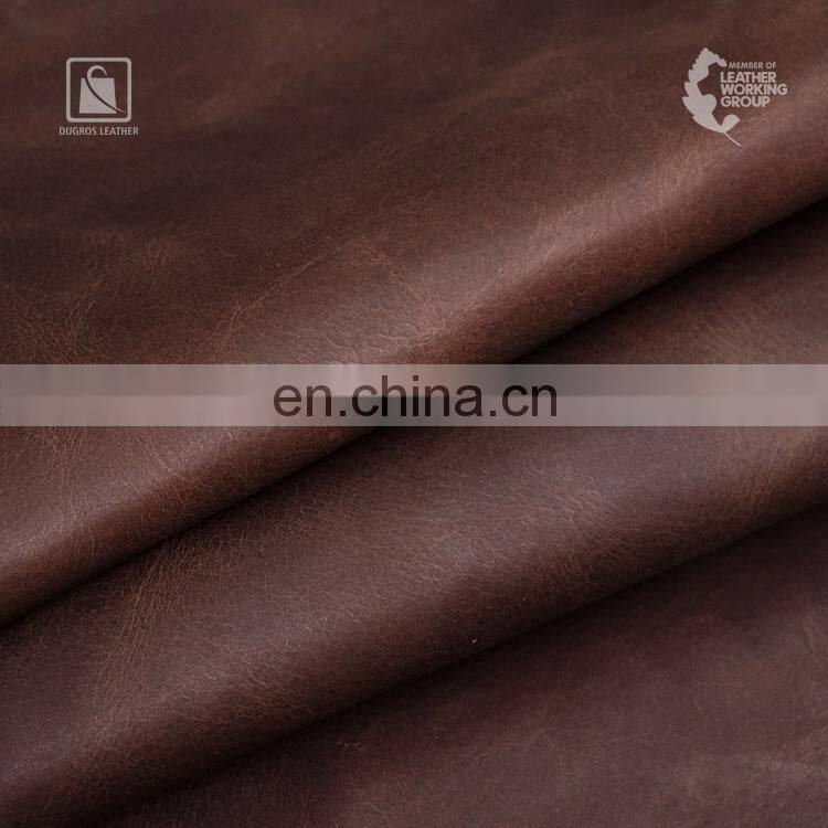 Best Quality Vintage Look Full Grain 1.5 mm Thickness Vegetable Tanned Buffalo Genuine Leather