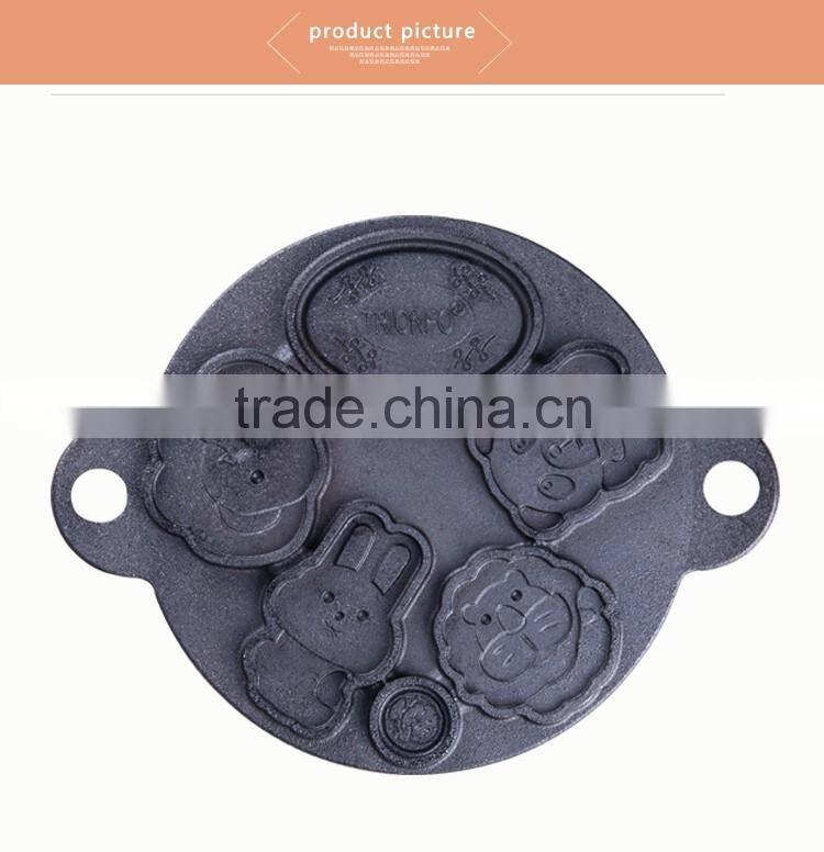TRIONFO cartoon cast iron circle animal cake mould/pan