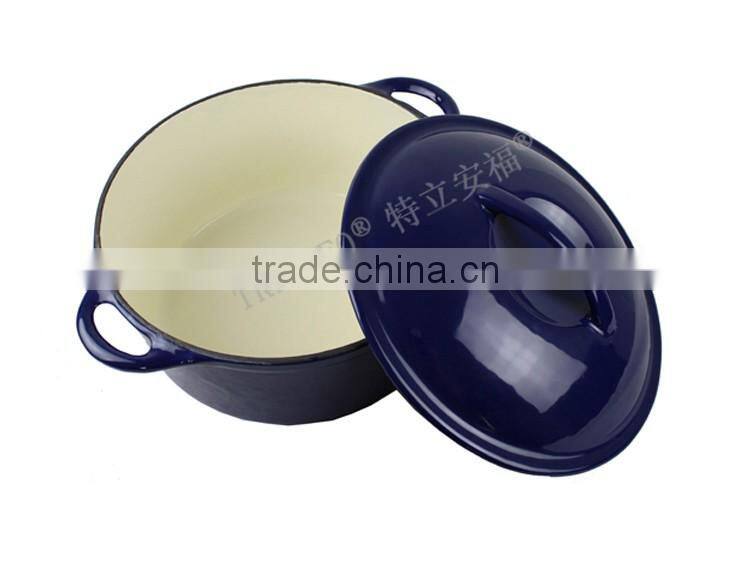 FDA approved multi Color Cast Iron Cookware TR1004: