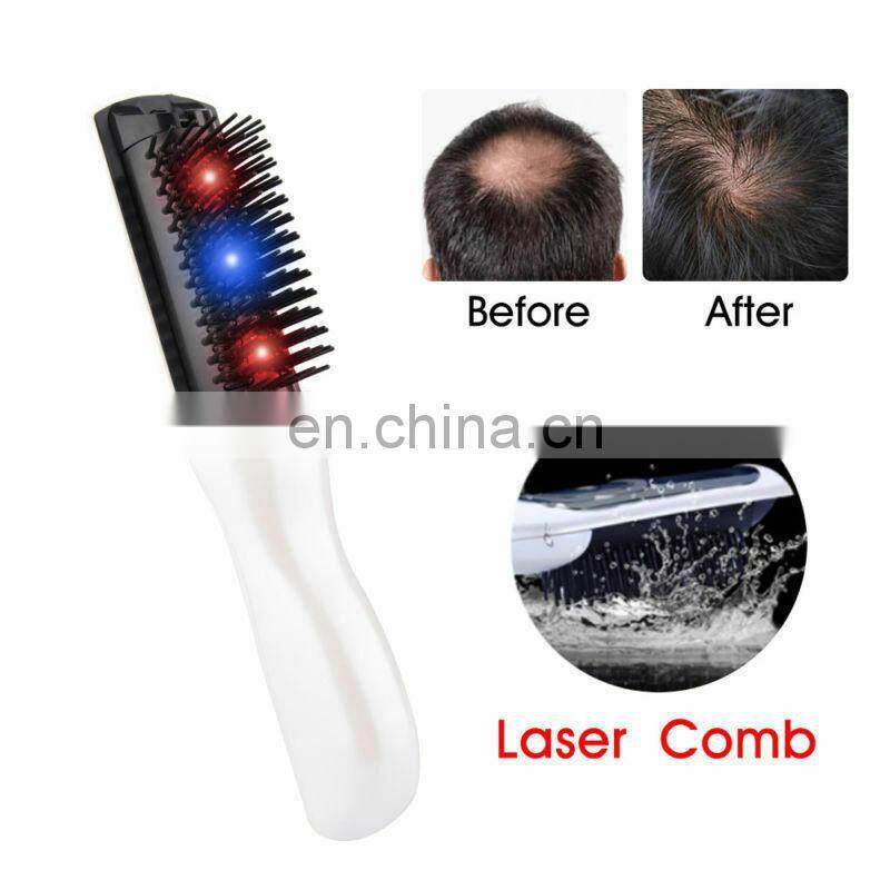 Laser Massage Hair Comb Electronic Infrared Anti-hair Loss Hair Growth Hairbrush