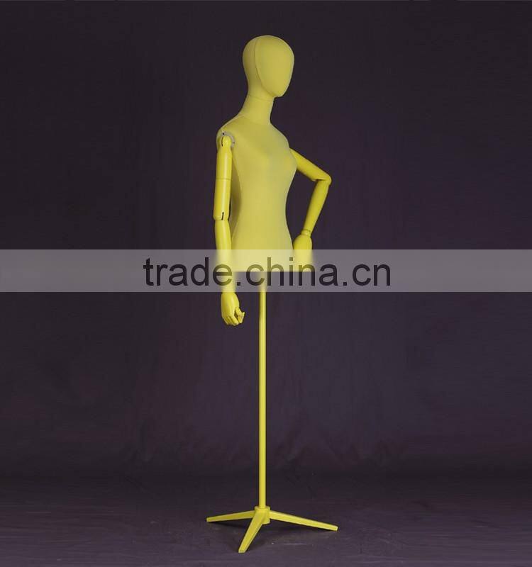abstract fabric torso female mannequin